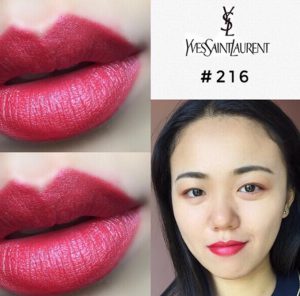 ysl方管口红试色大全