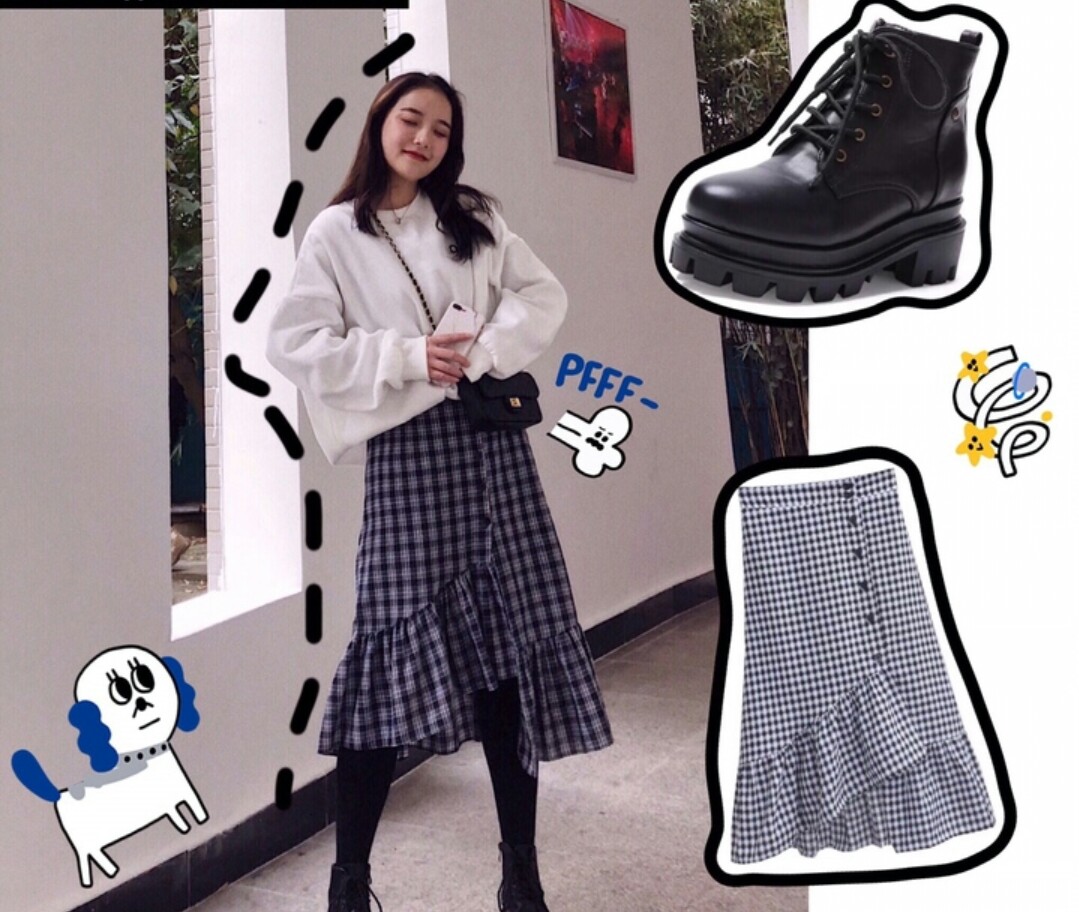 胖女孩冬天怎么穿显瘦