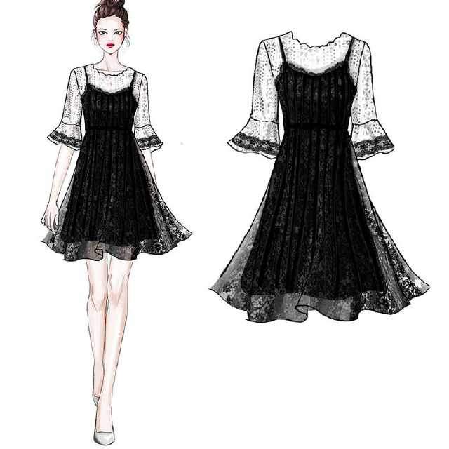 小个子女生连衣裙穿搭技巧