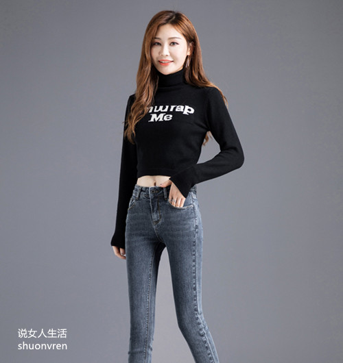 紧身牛仔裤的时尚搭配