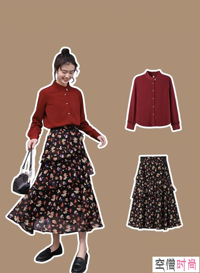 衬衫不想单调白，鲜艳明亮的红衫衬，更值得你来尝试