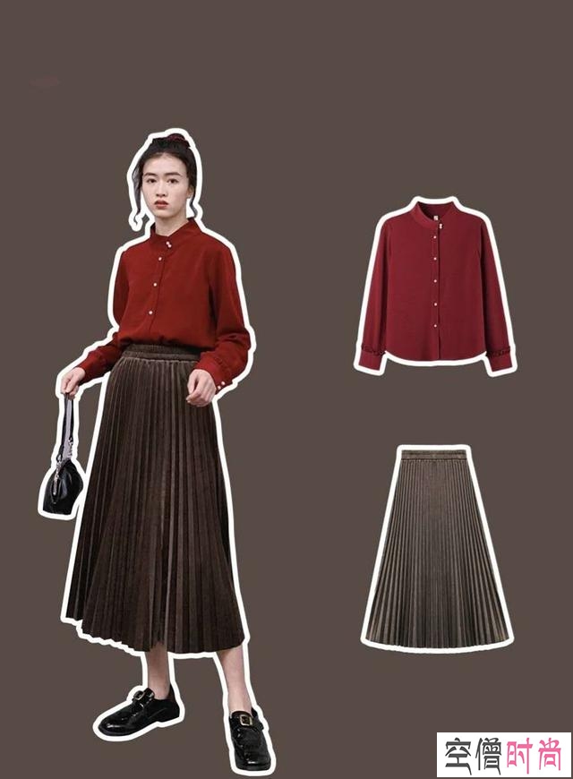 衬衫不想单调白，鲜艳明亮的红衫衬，更值得你来尝试